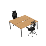Workstation For 2 Persons + 2 Chair