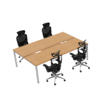 Workstation For 4 Persons + 4 Chair