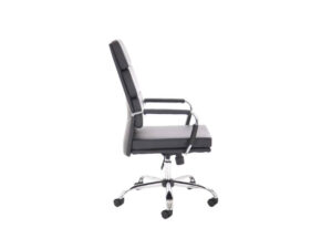 Aden Black Bonded Leather Executive Task Chair With Armrest 01 Img