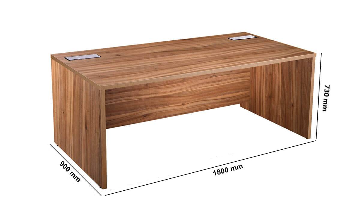 Antoni Executive Desk With Optional Return Dimension Image