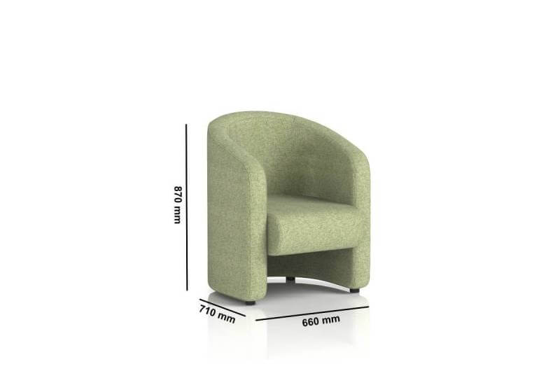 Lenoir Armchair And Two Seater Sofa Dimensions Img1