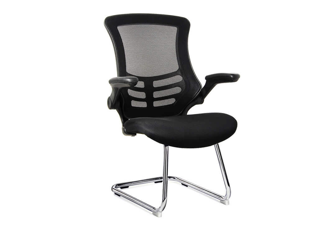 Madino 1 Black Cantilever Legs Meeting Room Chair Madino 1 Black Cantilever Legs Meeting Room Chair