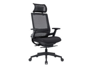 Mariya Black Ergonomic Mesh Task Chair With Optional Headrest 1