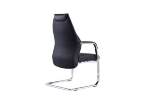 Miel 1 High Back Leather Cantilever Visitor Chair 01 Img