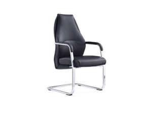 Miel 1 High Back Leather Cantilever Visitor Chair Main Img