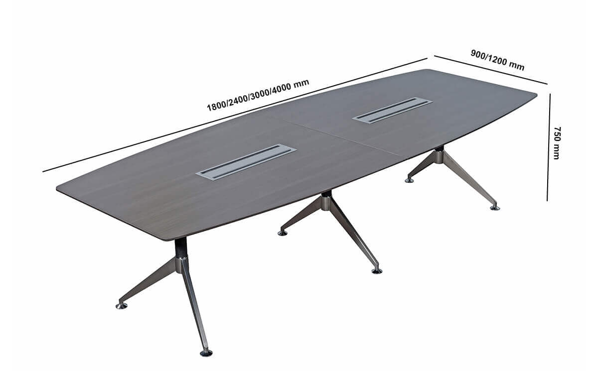 Nova 1 Modern Meeting Room Desk Size Img