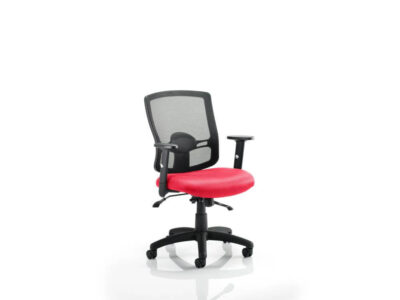 Potter Black Mesh Back Task Operator Office Chair With Arms 09 Img