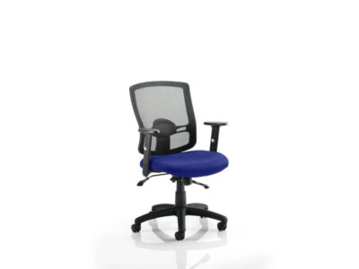 Potter Black Mesh Back Task Operator Office Chair With Arms 11 Img
