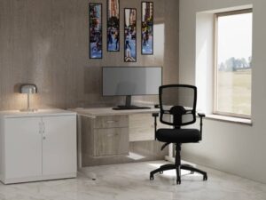 Potter Mesh Back Task Operator Office Chair With Arms Main Img