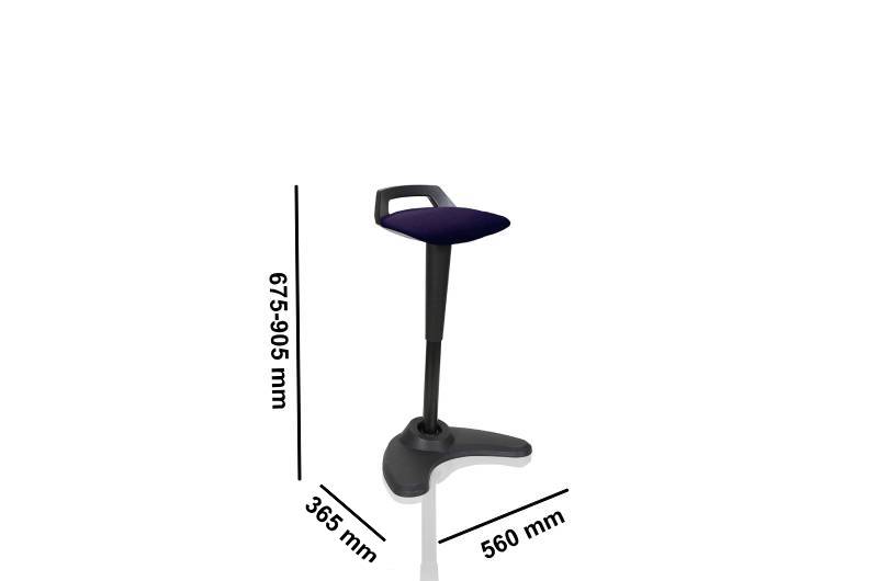Sixto Operator Stool Dimensions Img1
