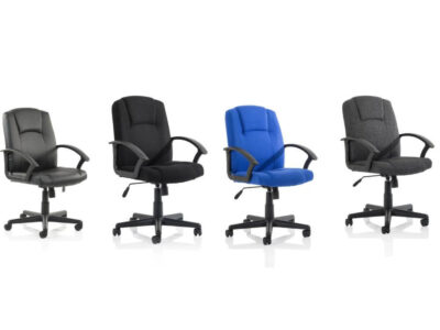Belle Medium Back Executive Office Chair With Armrest 04 Img