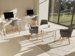 Camryn Fabric Wooden Leg Visitor Chair 01 Img