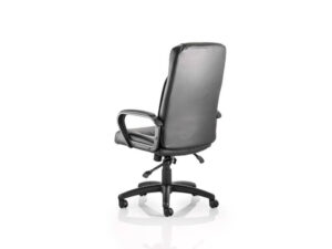 Pepa High Back Executive Black Soft Bonded Leather Office Chair With Arms 01 Img