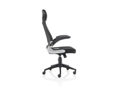 Stormy High Mesh Back Black Executive Office Chair With Armrest 09 Img