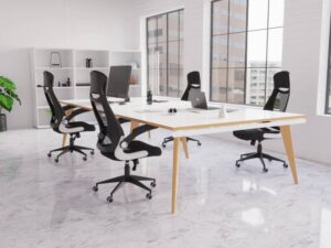 Stormy High Mesh Back Black Executive Office Chair With Armrest Main Img