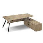 Desk with Credenza Unit