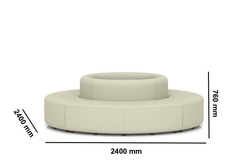 Malizi 2 – High And Low Back Circular Island Sofa Dimensiosns Img