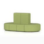 L2520 x D1420 x H1160 mm (High Back Sofa - 8 Seater)