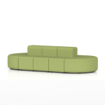 L3070 x D1420 x H760 mm (Low Back Sofa - 10 Seater)